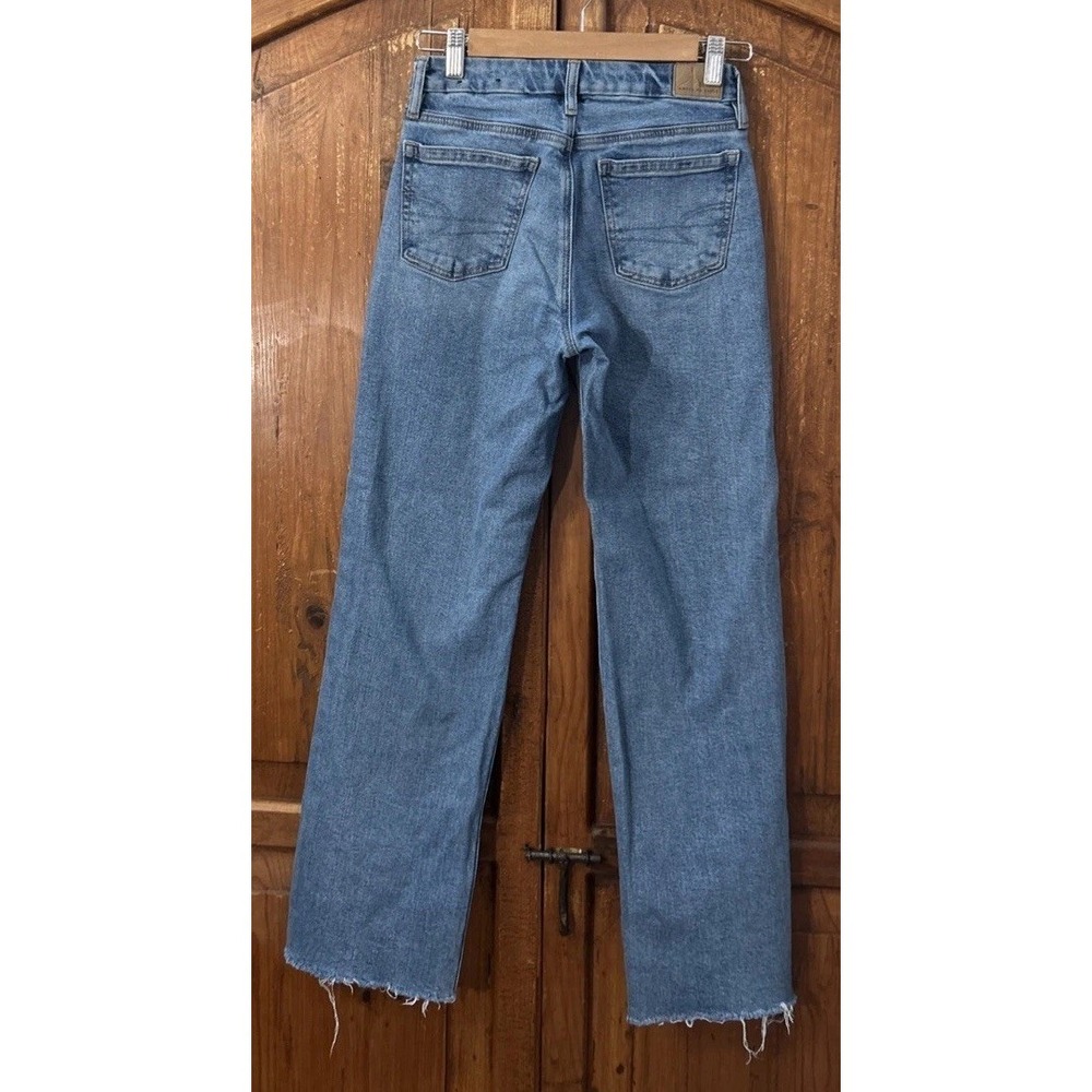 Women's‎ American Eagle Strigid Curvy Stovepipe Jeans No Pilling Sz 000 - Picture 5 of 10